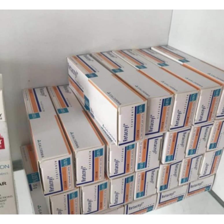 Tretinoin Retacnyl 0,025 và 0,05 30g giảm mụn trẻ hoá da