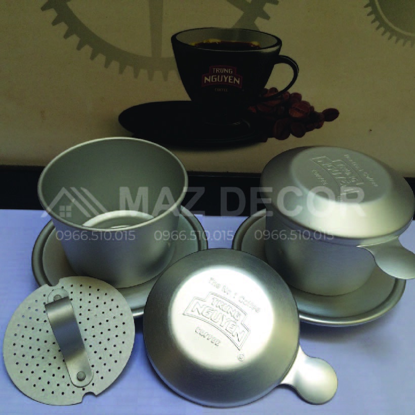 Phin pha caphe cafe nhôm Hải phòng Trung Nguyên 25gram cao cấp giá rẻ đẹp