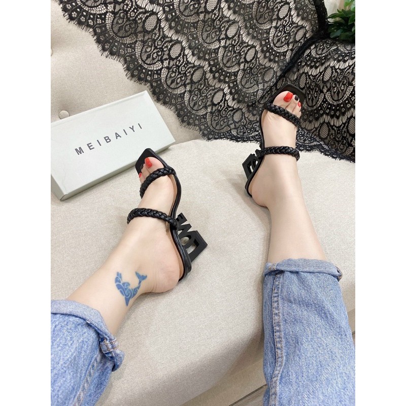 Guốc quai tết, đế xuồng LOVE cực xinh( có video)