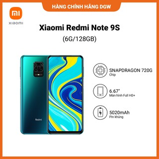 ĐIỆN THOẠI XIAOMI REDMI NOTE 9S 6G |128G [Móp hộp, đã tróc seal, Hàng mới 100% Chính hãng DGW BH 18tháng]