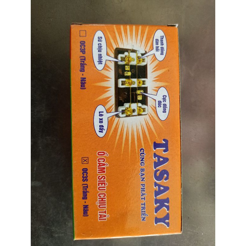 Ổ CẮM ĐIỆN LÕI SỨ TASAKI