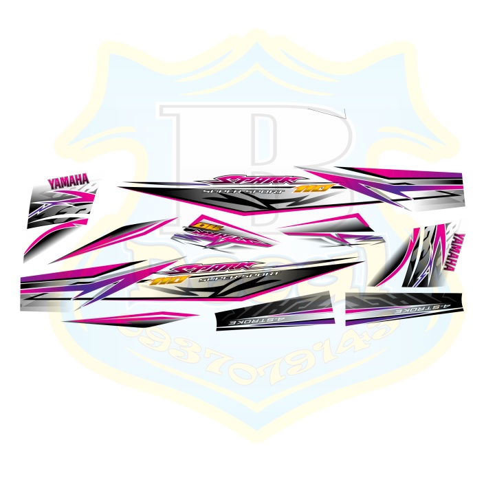 ( Quí khách vui lòng mang ra tiệm cho thợ dán ) Tem sirius trắng