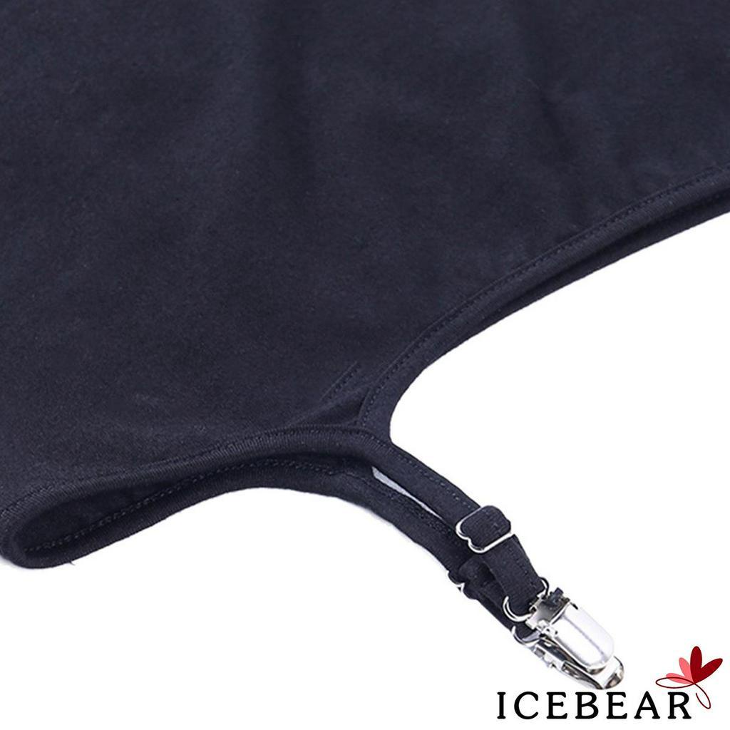 Đầm cổ cao tay dài phối vớ đùi màu trơn thời trang cho nữ