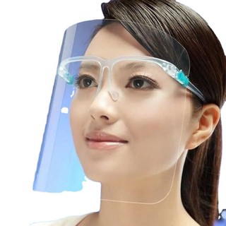 Kính Chống Giọt Bắn Bảo Hộ Chống Dịch - Bộ gồm kính và tấm chắn - Selenshop