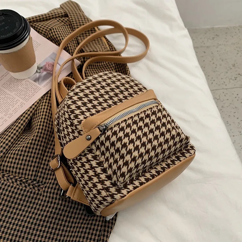 Ba Lô mini Phong Cách Anh Quốc Thời Trang Mùa Hè kf074