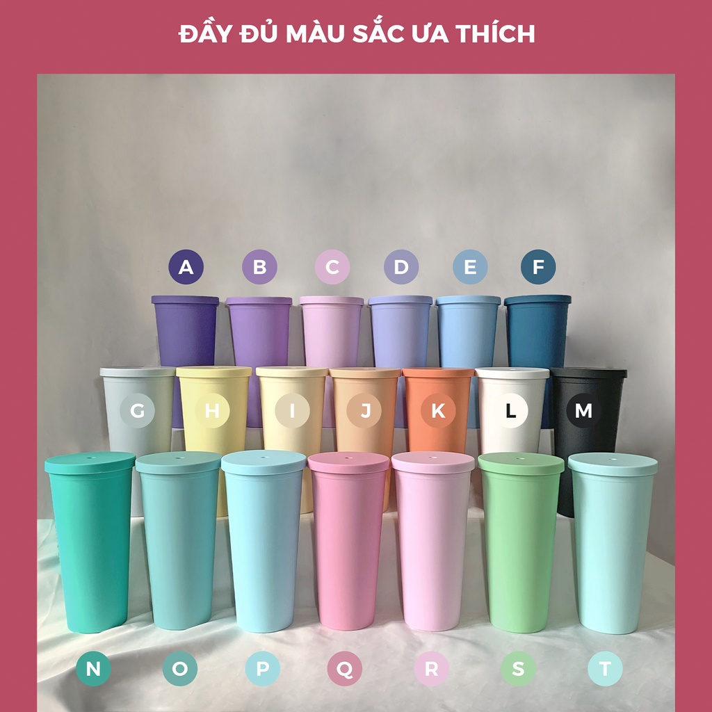 Bình đựng nước Decal in theo yêu cầu dung tích 650ml, bình giữ nhiệt Kẻ du hành khắc tên tặng kèm ống hút