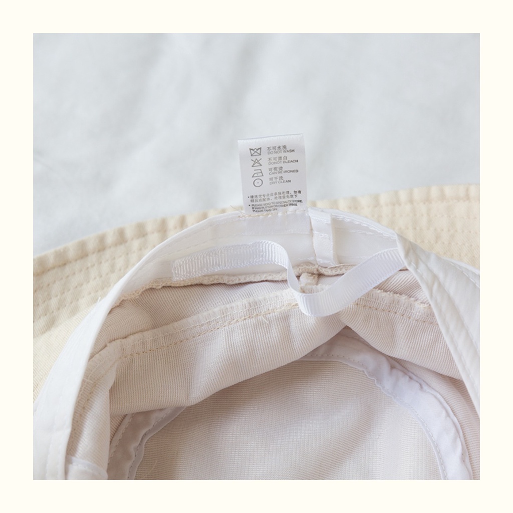 Mũ Bucket Cotton Chất Lượng Cao Màu Sắc Đơn Giản Thời Trang Xuân Hè Phong Cách Hàn Quốc Cho Nữ