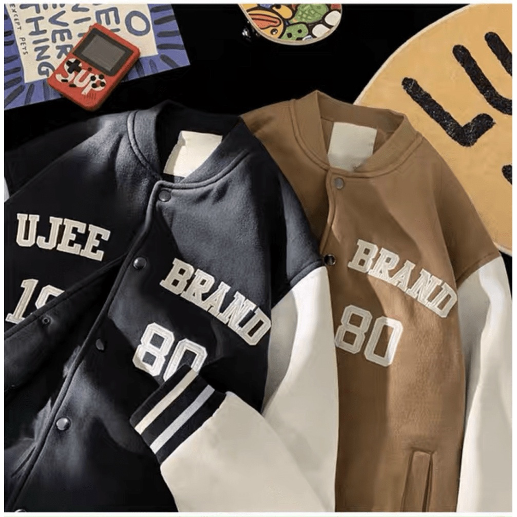 ÁO KHOÁC BOMBER NAM NỮ HAI LỚP CÓ TÚI TRONG THÊU HẠO TIẾT 1980 CAO CẤP