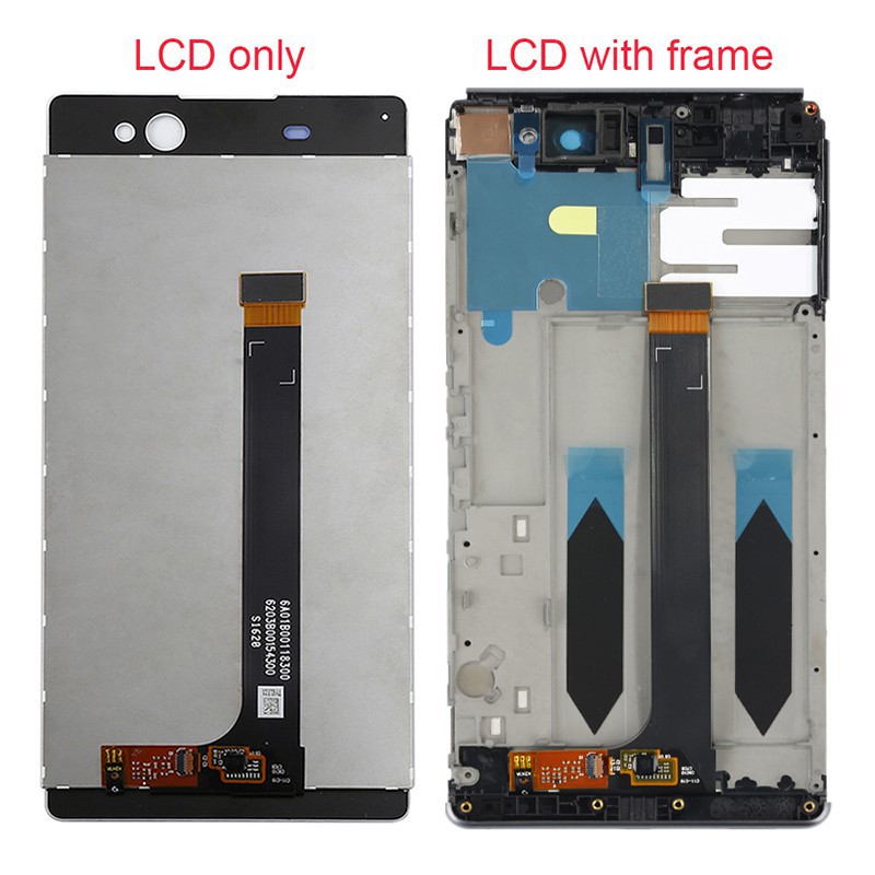 LCD cho Sony Xperia XA Ultra F3211 F3212 F3215 F3216 F3213 C6 Màn hình cảm ứng Số hóa màn hình cảm ứng lắp ráp với khung