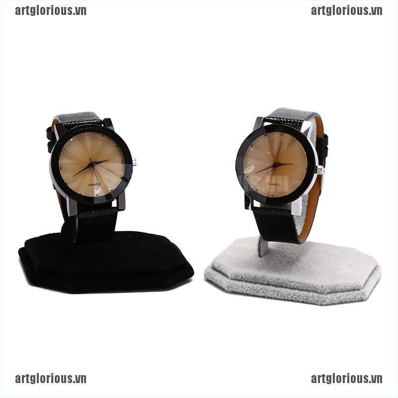 1 Giá Trưng Bày Đồng Hồ / Vòng Tay Loại c Bằng Nhung