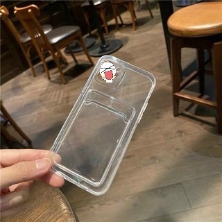 Ốp trong suốt có ngăn ví đựng thẻ, ảnh
