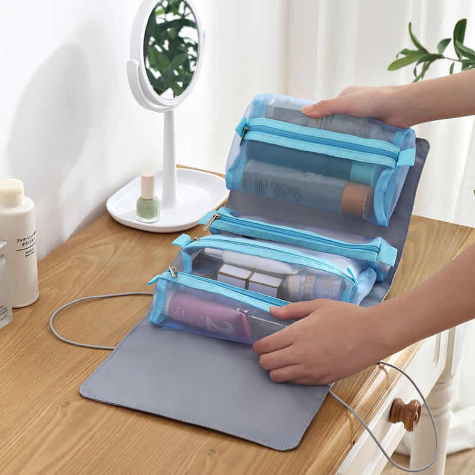 Túi đựng mỹ phẩm BLUE CLOUDS túi đa năng dung tích lớn có thể tháo rời - TMP02