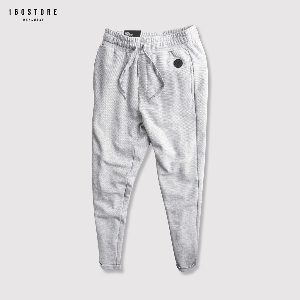 Quần Dài Nam Basic, Quần Thể Thao Nam Trơn BOUTON Cotton Pique Đẹp Phong Cách Năng Động QDEC0001 Form Slim 160STORE