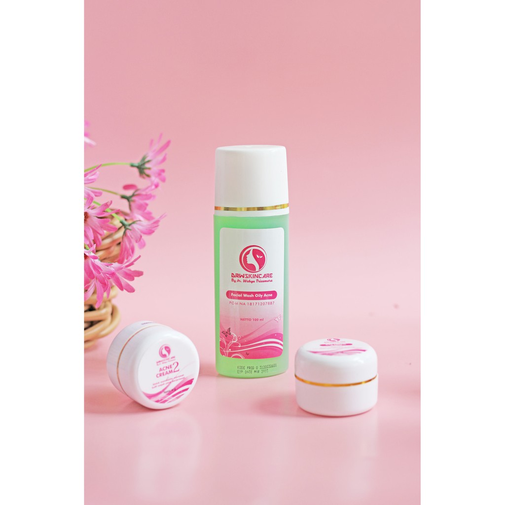 (hàng Mới Về) Set 2 Kem Trị Mụn Làm Trắng Da Drwskin