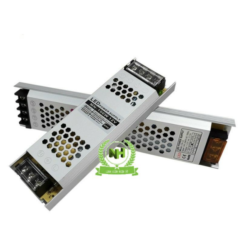 220V-12V Slim Power Supply - Nguồn Led mỏng 60W/100W/150W/200W/300W Loại Tốt