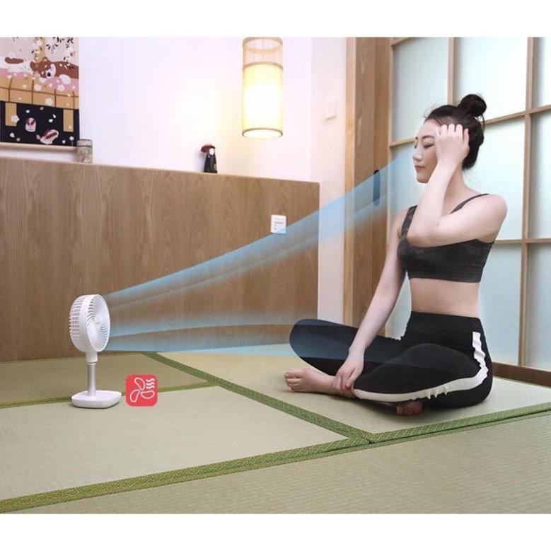 Quạt mini tích điện Yoobao Y- F1 pin siêu bền dùng thoải mái 3 ngày liền với 4 cấp ( Pin siêu khủng 10000mAh cho thời gi