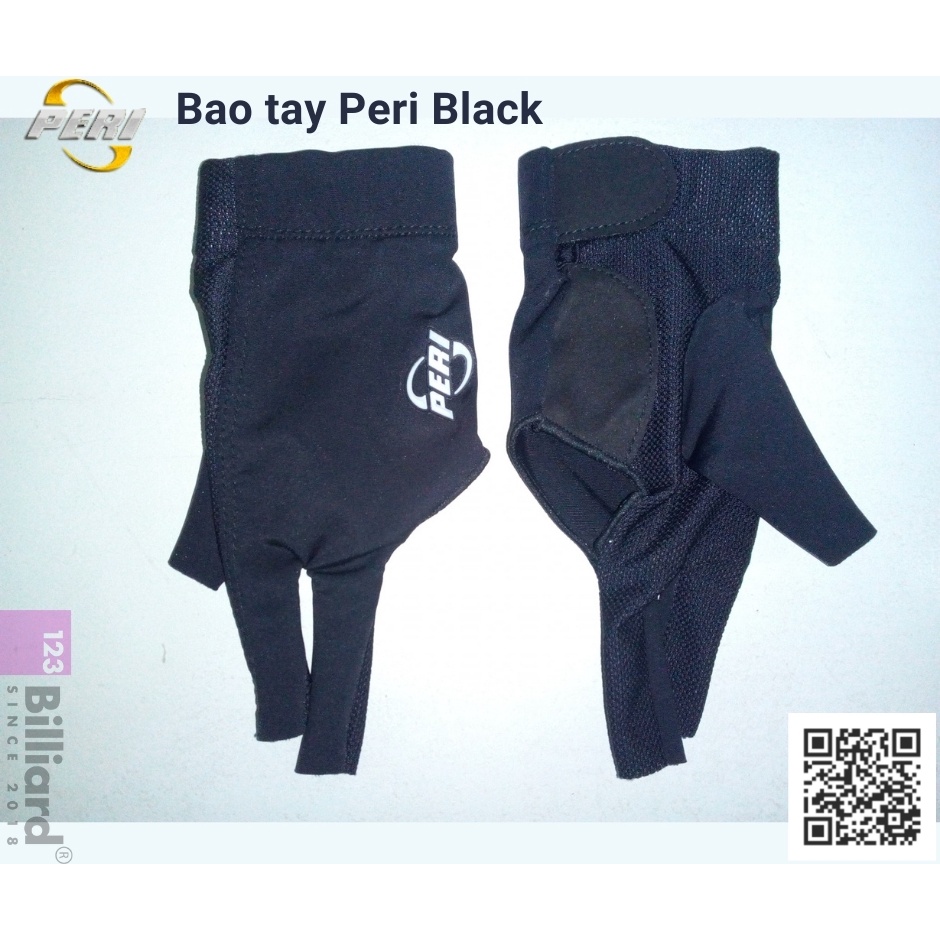 [GĂNG TAY] Bao tay Peri Black [SIÊU THỊ BIDA]