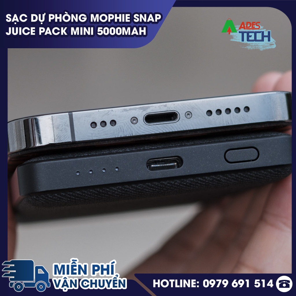 Sạc dự phòng Mophie Snap+ Juice Pack Mini 5000mAh Mới 100% chính hãng