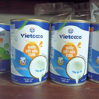 NƯỚC CỐT DỪA VIETCOCO 22% LON 400ML