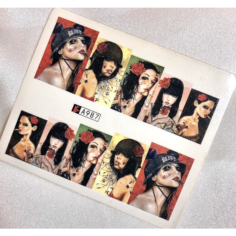 Hình dán 3D nước