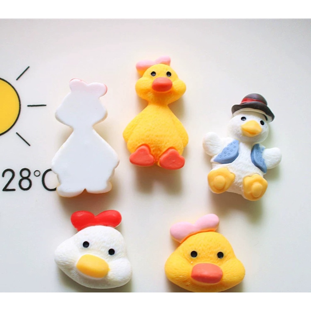 {Vịt - Duck - 1 cái} STICKER PHỤ KIỆN DIY 3D DÁN ỐP ĐIỆN THỌAI BÌNH NƯỚC