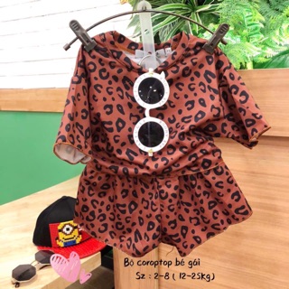 Set bộ báo croptop cho bé gái