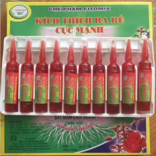 Kích thích ra rễ dùng ngâm chiết cành cho hoa cây cảnh(1 ống)