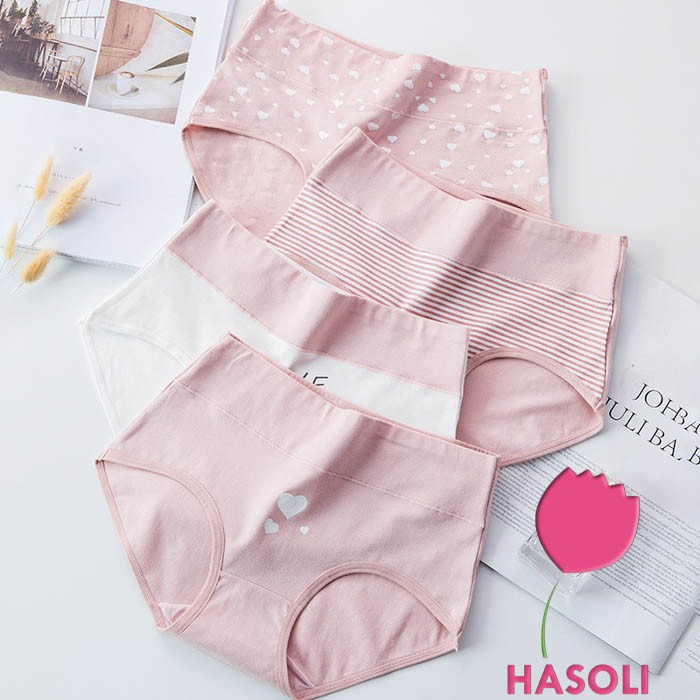 Quần Lót Nữ Cạp Cao ❤️ ❤️ Quần Cotton Gen Bụng Kháng Khuẩn Cao Cấp S46