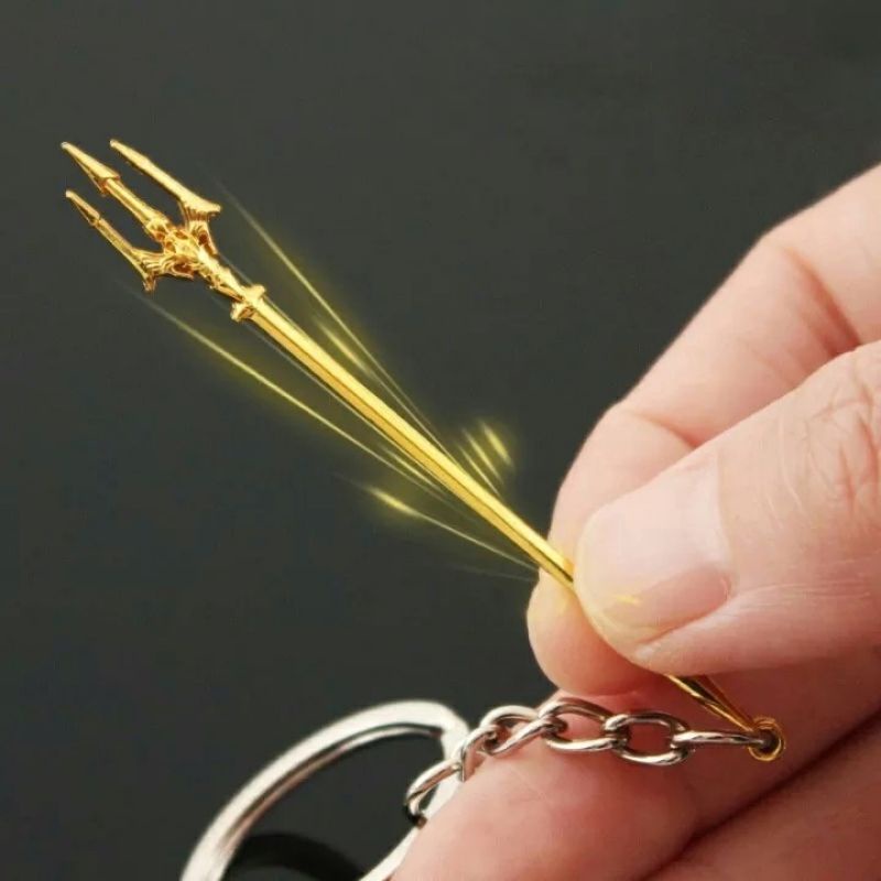 Móc Khóa Hải Thần Tam Xoa Kích 7cm.