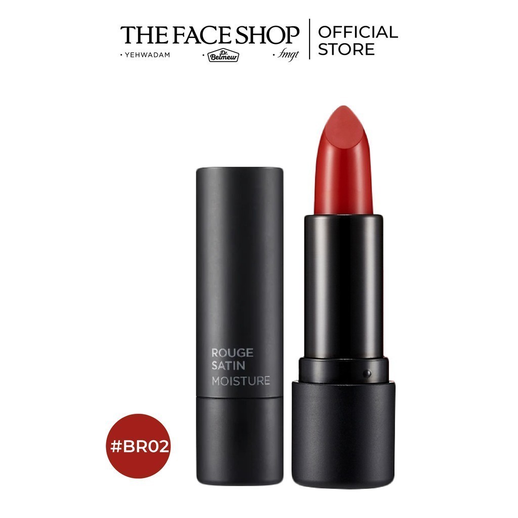 Son Môi Trang Điểm TheFaceShop Rouge Satin Moisture 3.6g