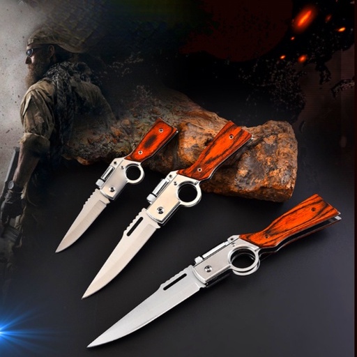 Dao phượt bấm cao cấp mini giá rẻ gấp gọn đa năng có đèn soi sáng