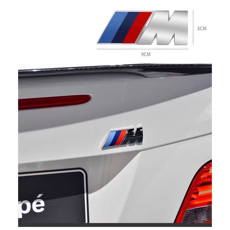 3D Độc Đáo Trang Trí Cho Xe Hơi Bmw M1 M2 M3 M4 M5 M6 X1 X2 X3 X4 X5 X6 Chữ Bằng Kim Loại Dán Trang Trí Cho Xe