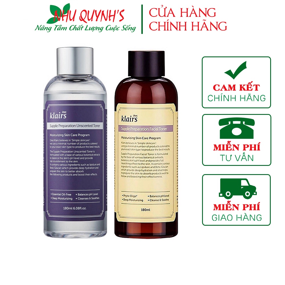 Toner Klairs Supple Preparation Unscented