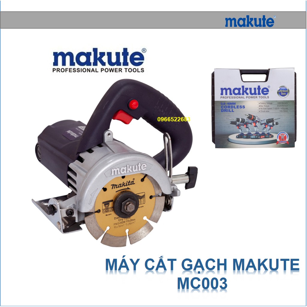 Máy cắt gạch | Máy cắt gạch Makute | Công suất 1600W