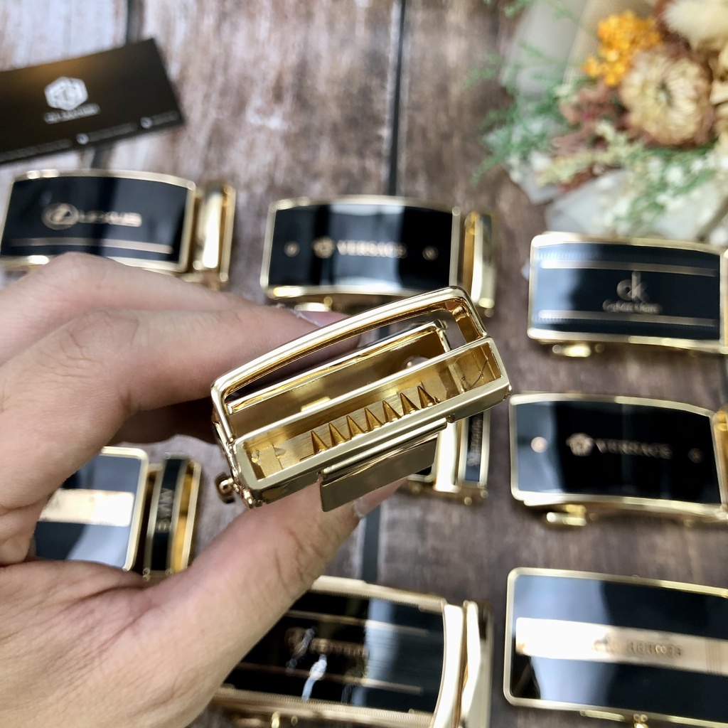 Đầu Khóa Thắt Lưng Khóa Tự Động, Mặt Dây Nịt Nam Hợp Kim Sang Trọng 3.5 cm Xe Hơi