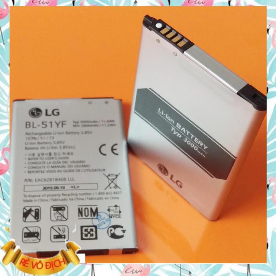 [Freeship từ 50k] Pin zin theo máy LG G4 (BL-51YF) 3000 mAh - Cam kết theo máy LG G4 -Hàng nhập khẩu