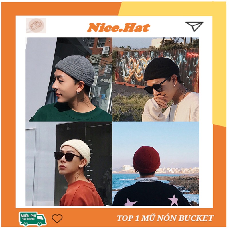 Nón Beanie Nhiều Màu - Mũ Len Beanie phong cách Hàn Quốc Unisex