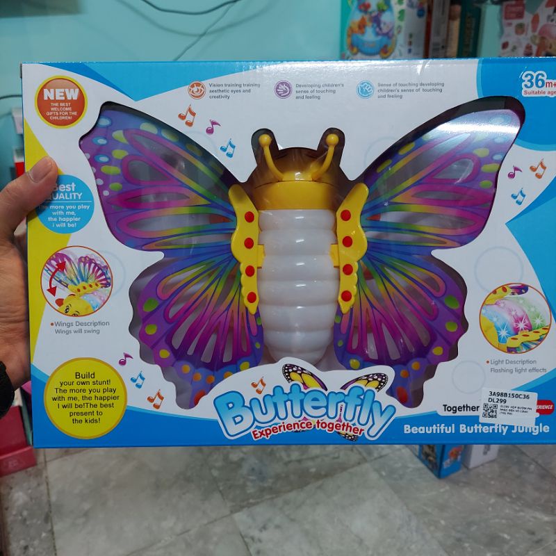 Đồ Chơi Con Bướm Đèn - Nhạc Đèn - DL299