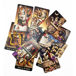 Bộ bài deviant moon tarot Size Thường D5 deck borderless edition cards