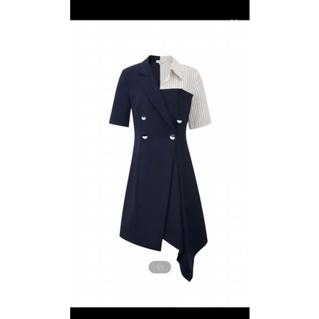Đầm vest nữ công sở lệch tầng Vero moda xanh 🎉CÓ SẴN🎉