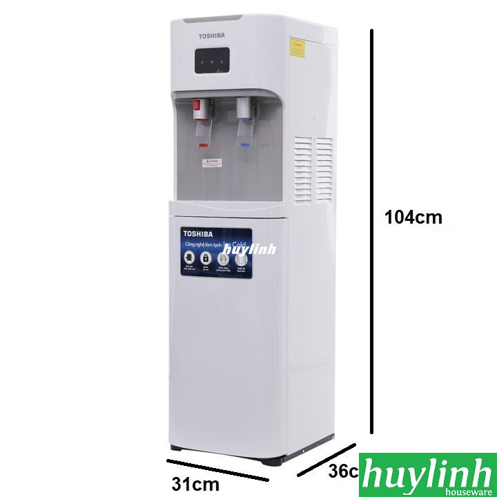 [Mã ELHAMS5 giảm 6% đơn 300K] Cây nước nóng lạnh Toshiba RWF-W1669BV-W1 - Trắng