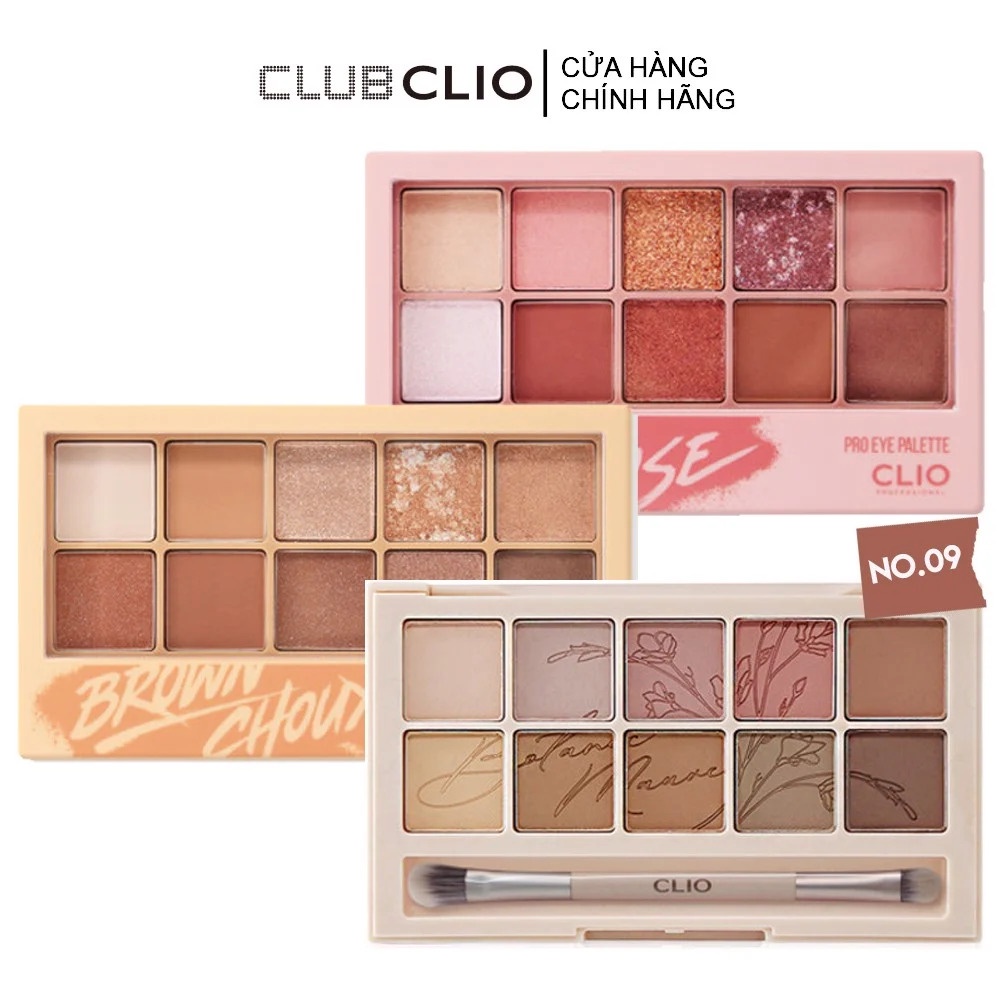 Bảng phấn mắt 10 màu Clio Pro Eye Palette Limited Edition 6g - ninishop