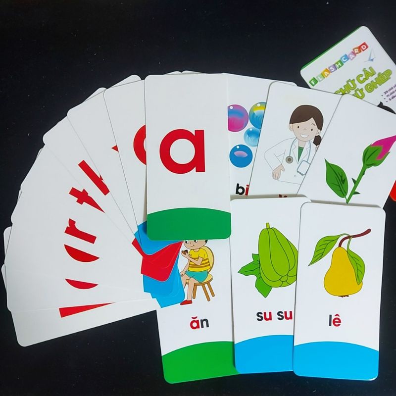 Flash card giúp bé làm quen chữ cái Tiếng Việt