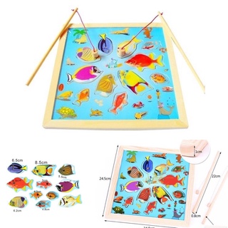 Đồ chơi bảng câu cá đại dương 2 cần câu cho bé