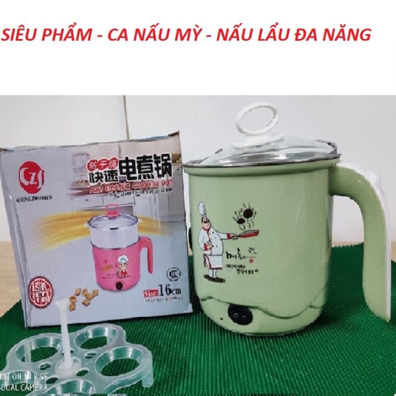 Ca nấu mỳ, nấu lẩu mini rộng 16cm