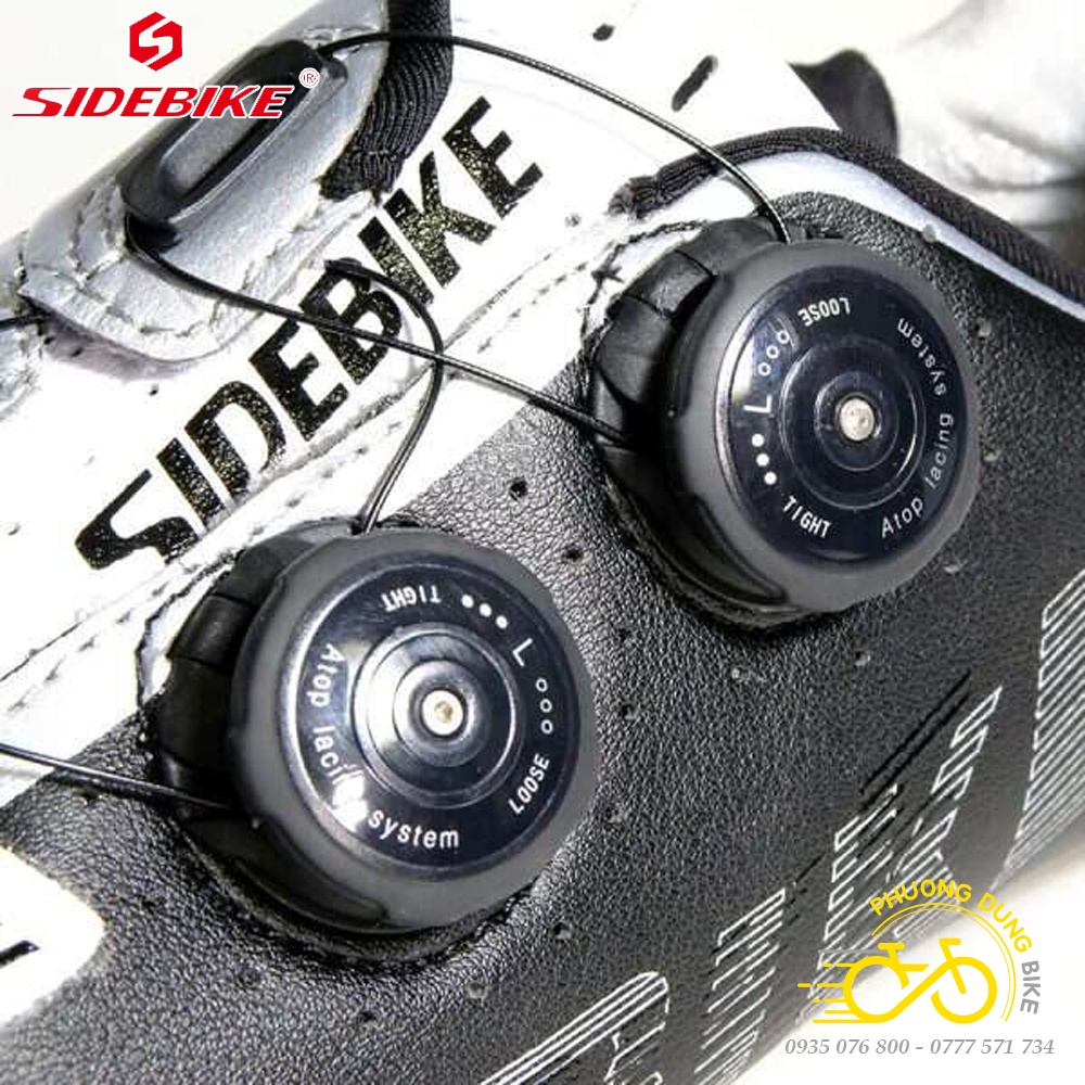 Giày can đi xe đạp thể thao Road SIDEBIKE SD-002 - 2 Khóa Vặn