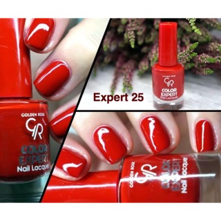 Sơn móng Golden rose Expert 25 đỏ lạnh