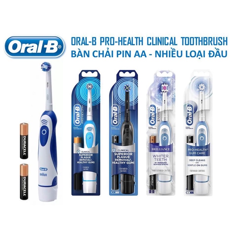 Bàn chải pin Oral-B Pro-Health Clinical