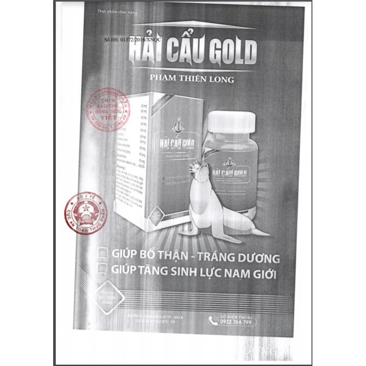 Hải Cẩu Gold Phạm Thiên Long  - Giúp Phục Hồi Khả Năng Sinh Lý Phái Mạnh