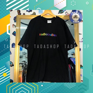 Áo Phông đen oversize Nam Nữ SADBOIZ 7 màu thêu tay ảnh thật